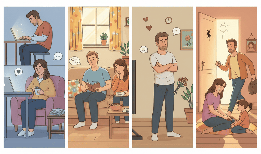 types of men who dont love their wives